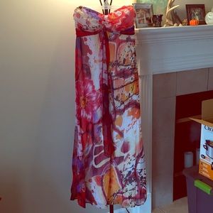 Xhilaration strapless maxi dress, Size S